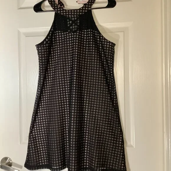 Candies Black Criss Cross back Dress - Picture 4 of 5